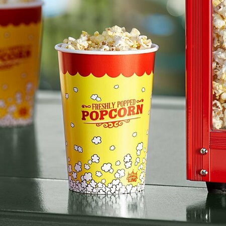 CARNIVAL KING 46 oz. Popcorn Cup, 50PK 999VB46